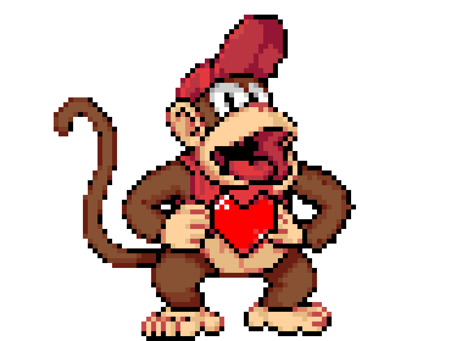 [f34130] Diddy kong pixelads
