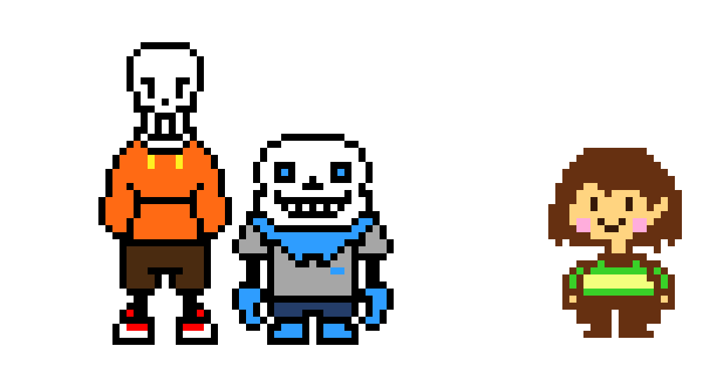 Underswap Sprites (Carrot/Blueberry/Chara)
