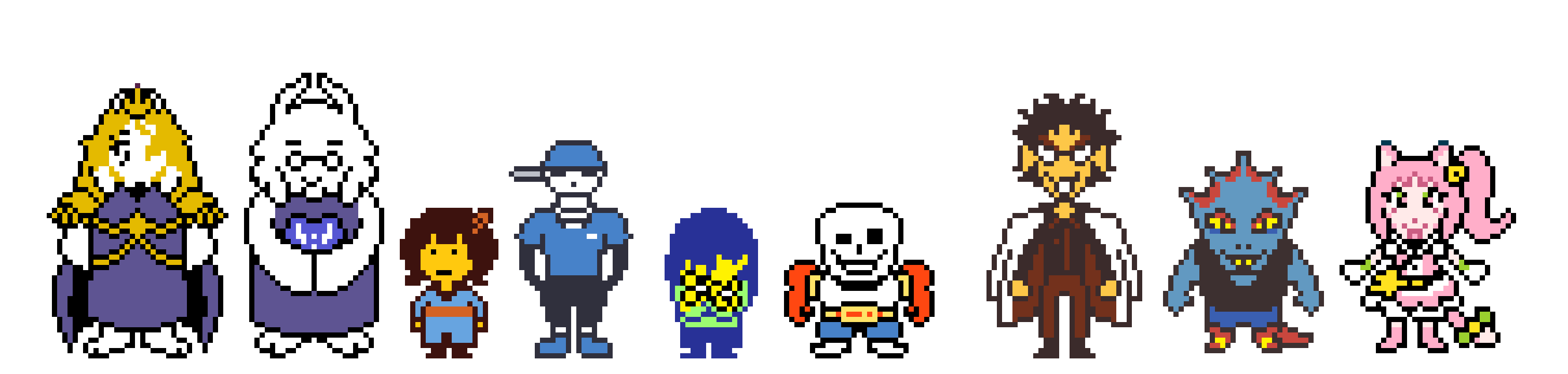 [634f3c] Detroit draw every single character in this post