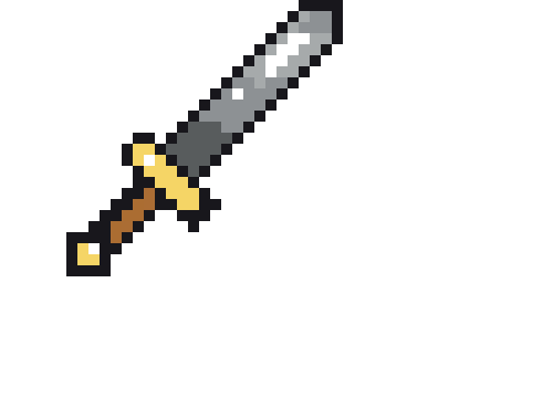[1e8d7f] Pixel Art épée