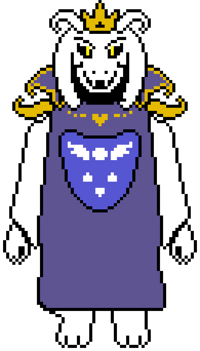 [934f5b] Colored Adult Asriel Sprite