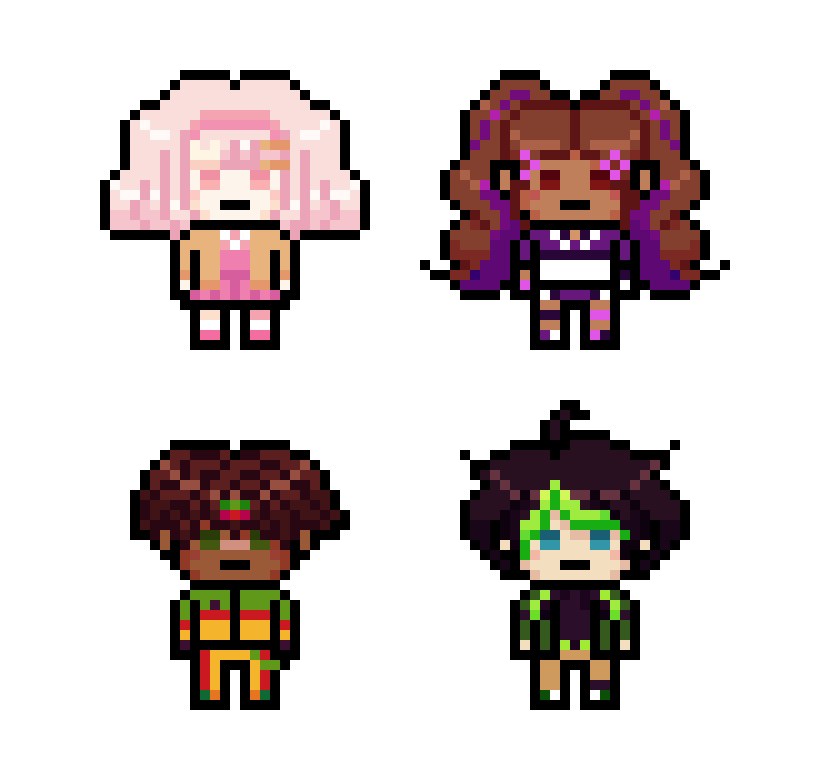 danganronpa pixel sprites drbz v1
