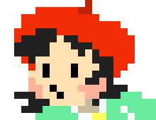 [777455] Oh... hi uh.. Marker... *She'd been alone in a room, possibly a room in a building where Queen Ripple and Ribbon had been in.*