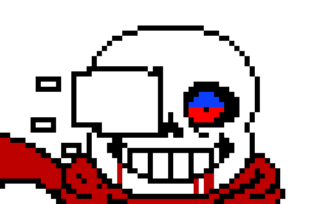 I will sacrifice my life for my bro rides on gaster that is has nuke that can destroy any demon sends gaster blaster with nuk at robot