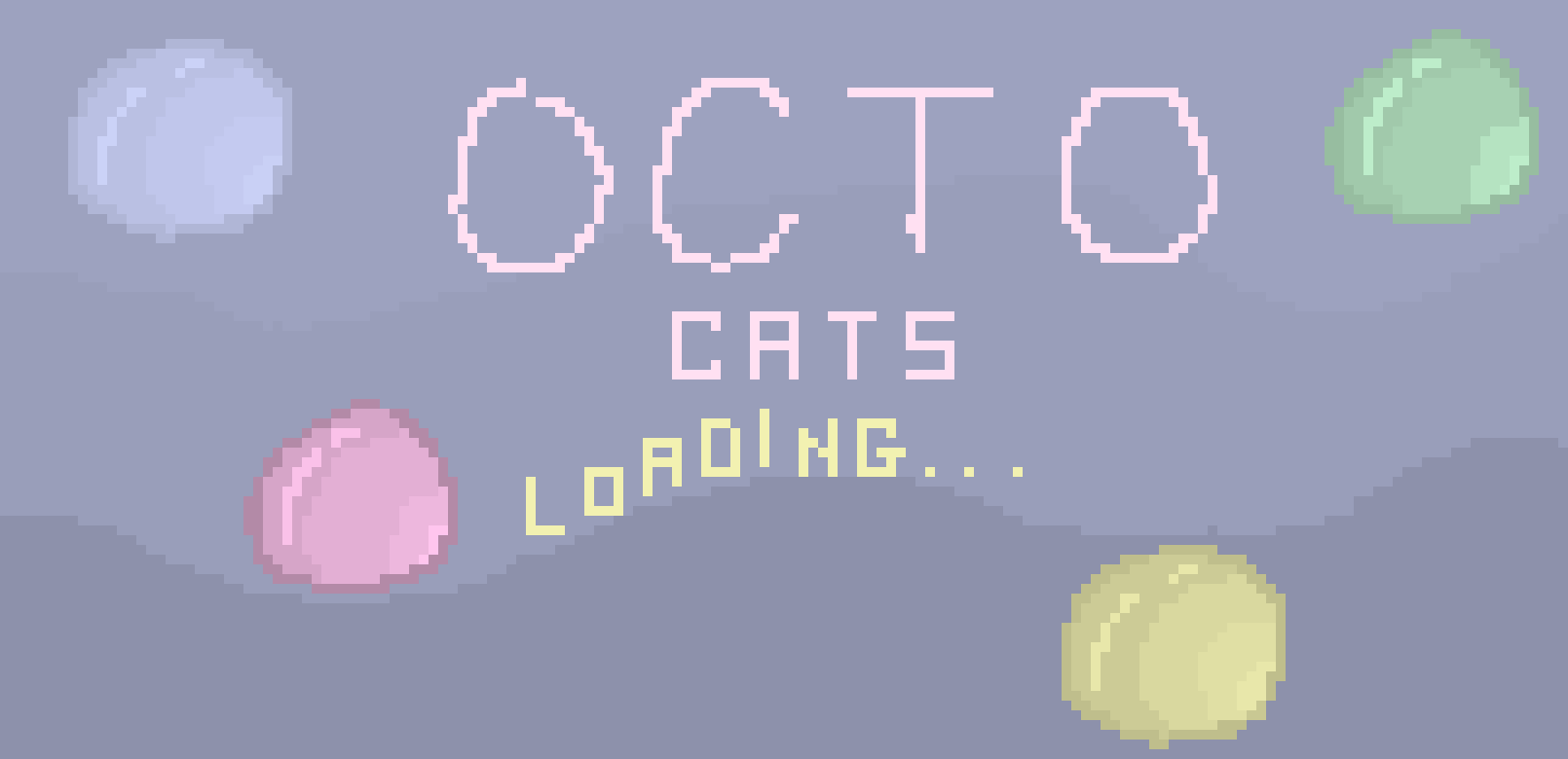 OCTO-CATS almost finished title screen