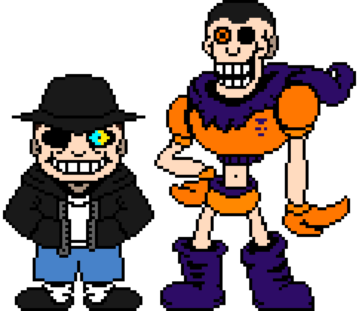 PeterPlay19 and his friend Genocide V2