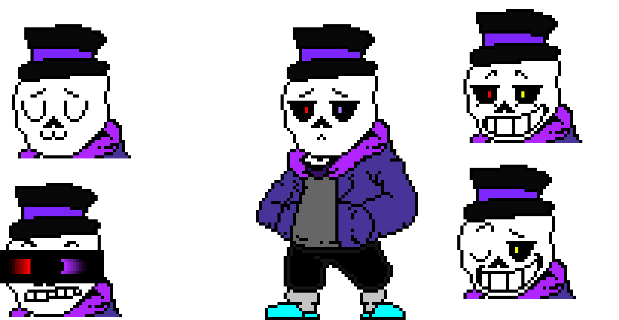 Kelso The skeleton sherrif remade to look like post because i was bored