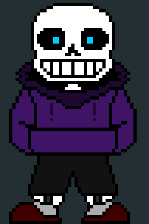 [d959ff] oh sup! what do ya think of this sans sprite i made called XLN