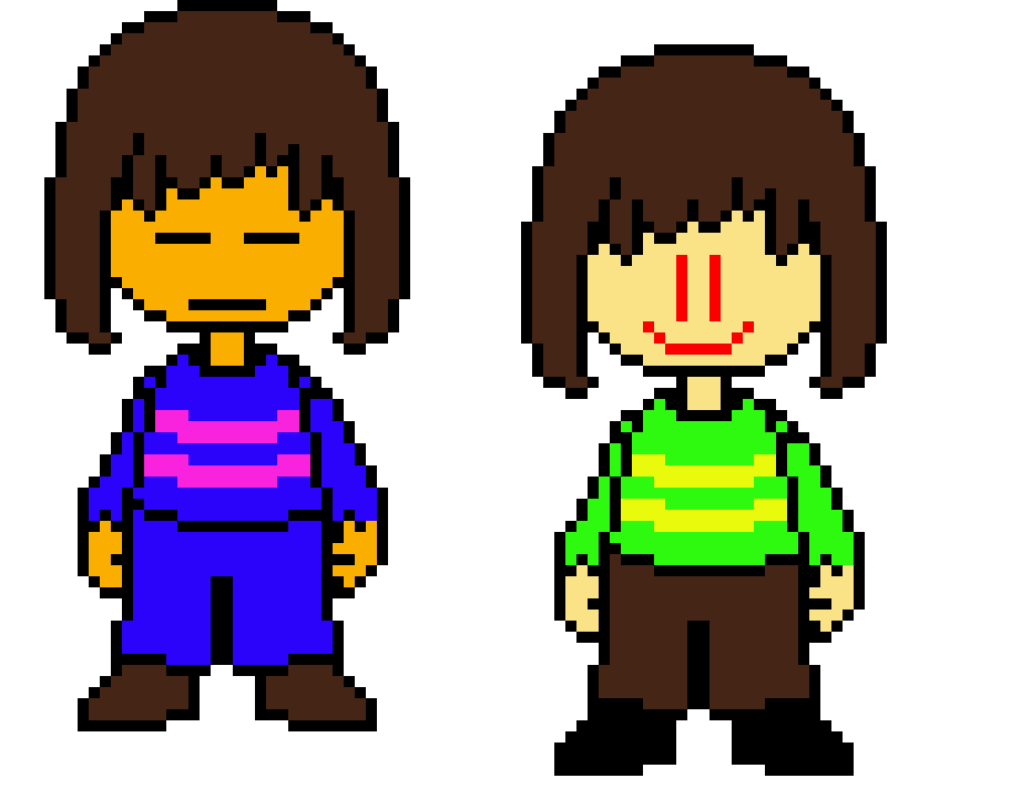 frisk and chara