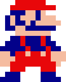 [a4a683] Early Super Mario Bros. Mario Sprite