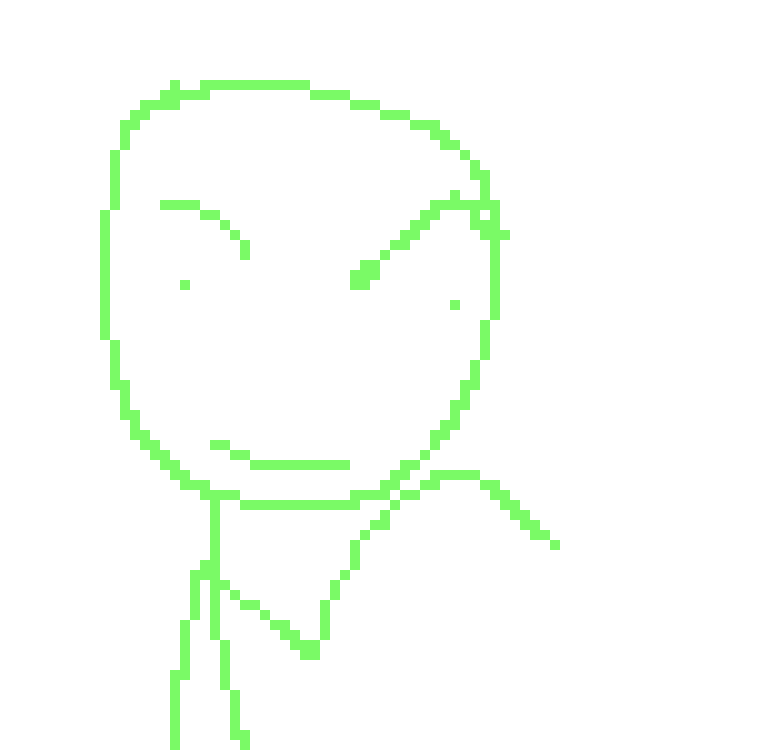 [0f1315] Why do so many people use red for their stick man color? 