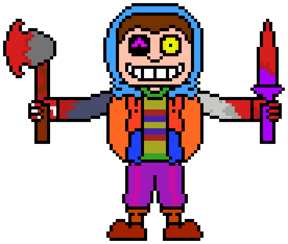 [d6b045] Karmatic Gangster: OI Spinverse *Kills him with his Axe and Katana*