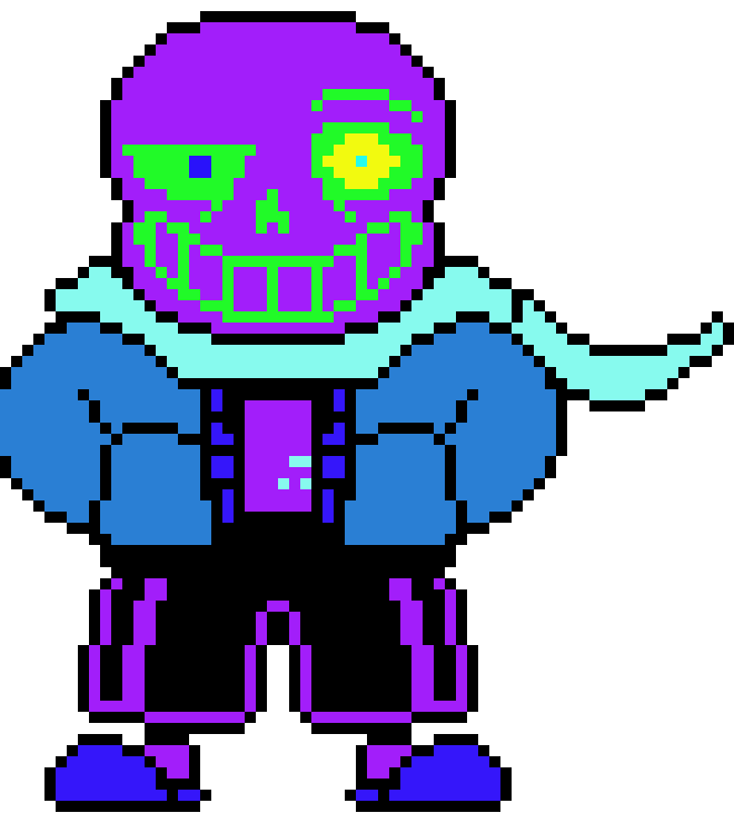 color swap combined sans and papyus