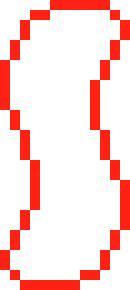 [1e873d] Digital Squiggle Red