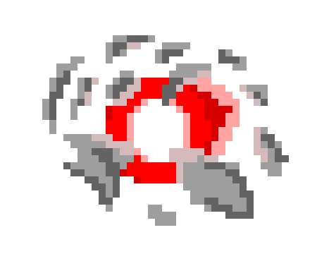 [fe530b] Hiding red in debris to hit a black flash commencing.