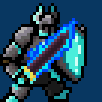 [32284a] "Hey-!" *Jimmy loses his balance a little and almost hits papyrus in the head with the sharp tip of the shield* "Dont do that!-"