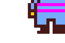 Frisk Sprite Sheet (No walking sprites)