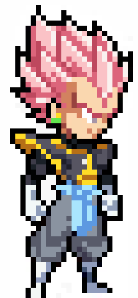 [d81c09] ssjR vegeta black