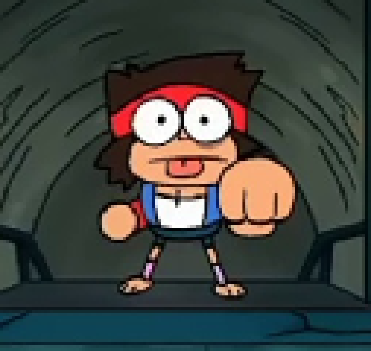 [a94629] pretty much, everyone starts at the castle, just cuz thats where kirby had everyone.... OH BTW, you can kill each other, like break their star :) so you can try and have characters beat each other up. when you break a star, the person will lose all of their upgrades and you can steal it