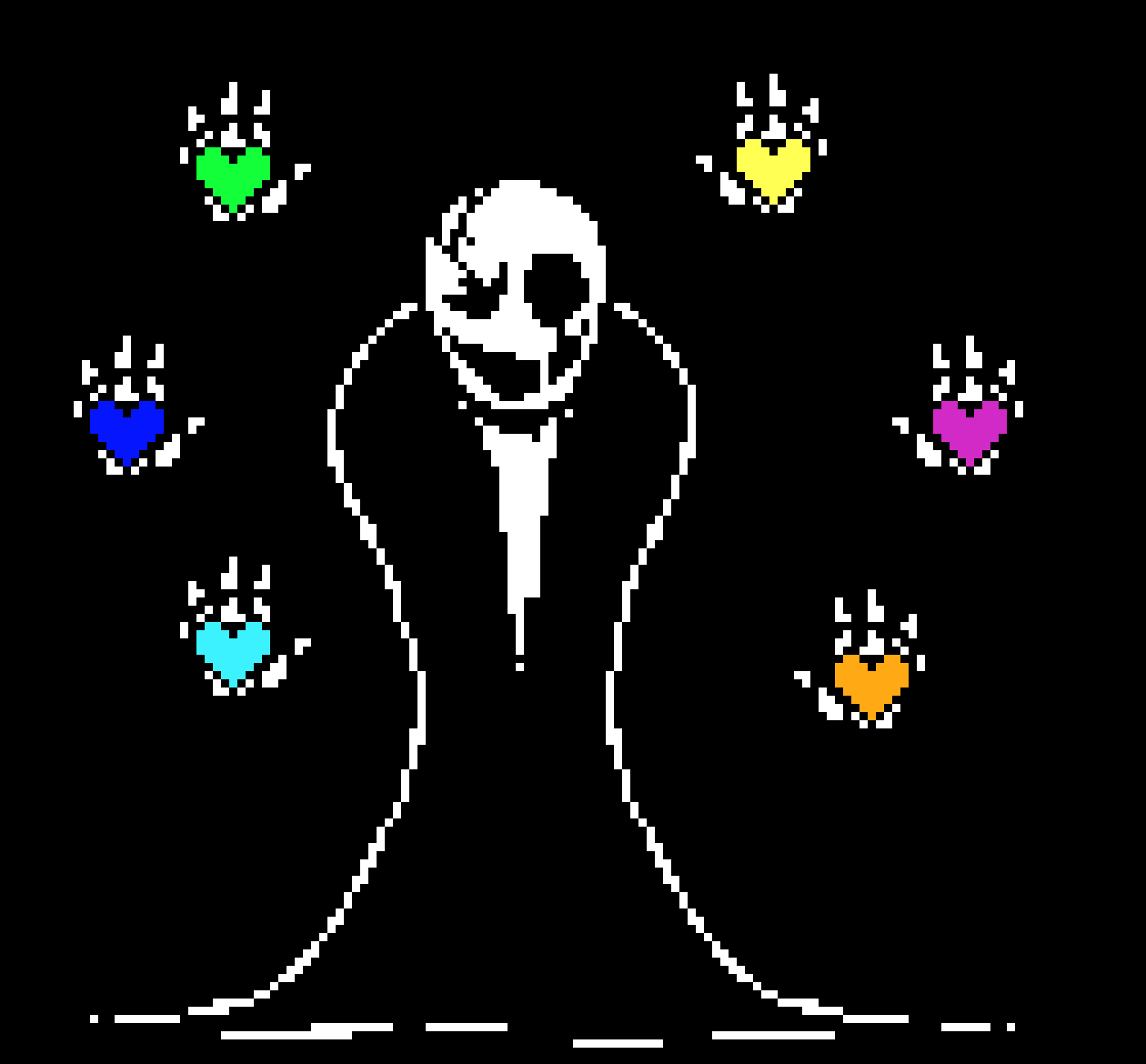 Gaster Pixel Art Grid Gaster Pixel Pixel Art Grid gaster Pixel Art Grid