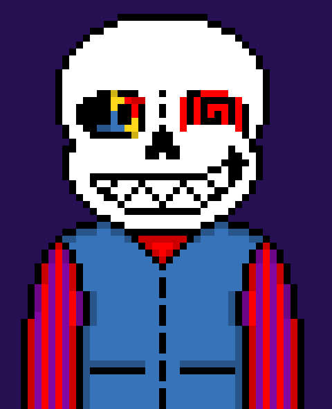 [71fafd] *shows no sign of pain* oh so its a challenge? well, i'll HAPPILY ACCEPT *the chains melt off his body and Psycho kicks Future Caftar into the arena, then tps to him and pins him down by his chest and skull. Psycho starts crushing Future Caftar's chest and skull*