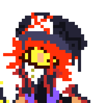 [777455] *Just as Flamberge had attempted to strike her, Fake Flamberge would appear from the ground and proceed to attempt to strike her right back.*