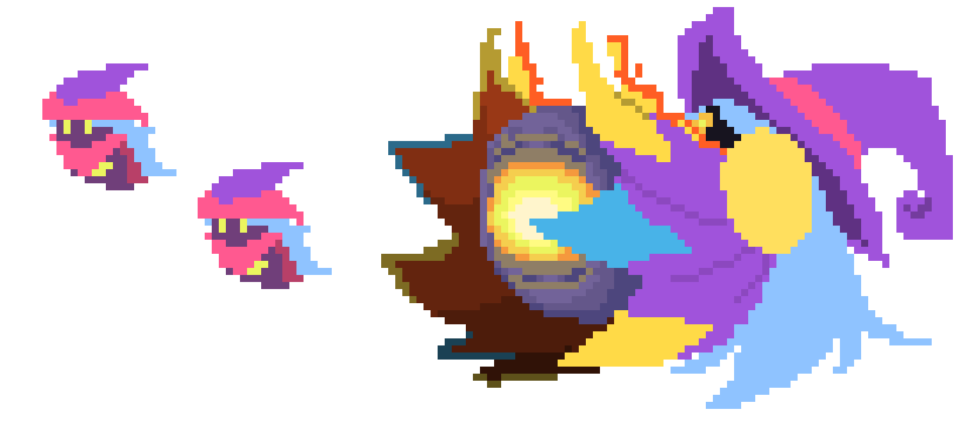 [777455] Stop-! *She summoned Para Sorceresses and they all grabbed onto Magolor.*