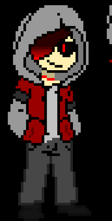 -cracks neck- reality...here i am...-looks at hand- wait...shit...im a ghost...-hears someone and spins around- huh?