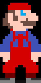 [40d248] 1993 Mario Movie Mario Pixel Art