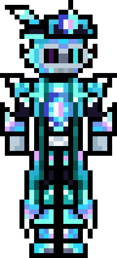 [648b57] Crystal Warrior with helmet