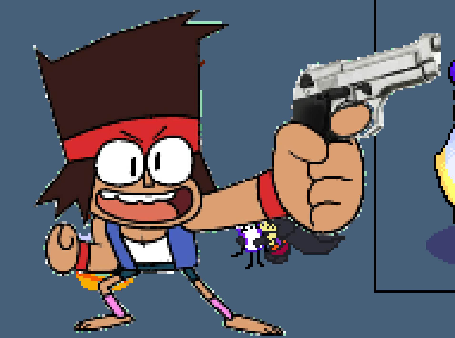 [777455] (i did end up finding more of the older ko images i had btw) probably should say where characters are rn.. prince fluff probably had recently left markers house and was wondering town, the mage sisters and hyness were in their normal area, kirby was still with urotsuki and ribbon, probably coming back in a minute, ripple was in one of the house, magolor was in the starcutter... i feel like i missed someone.. but uh... thats generally where everyone is-