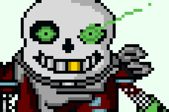 Stabs killer with a bone knife *