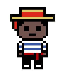 danganronpa pixel sprite base