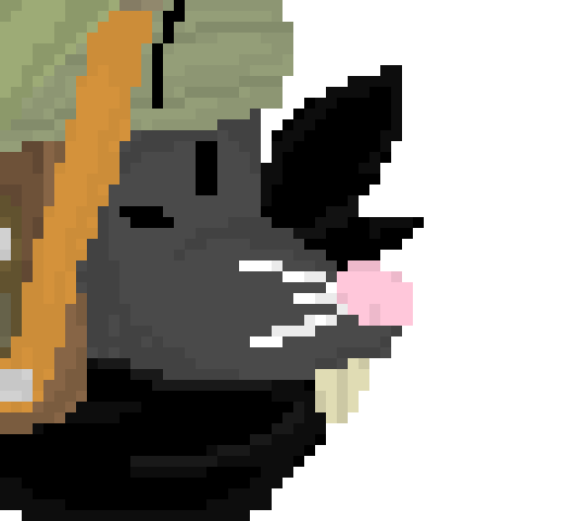 [8048ed] today's attendance: "you have to choose one" a propeller hat, an underlip piercing (libre) or a fucked up demon mask