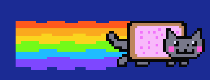 [ee21b0] Nyan cat!