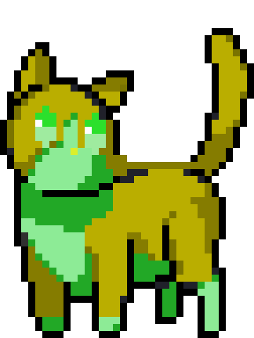 [8aae45] Goldleaf Kitty