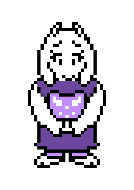 Toriel Back/Front For MedievalTale