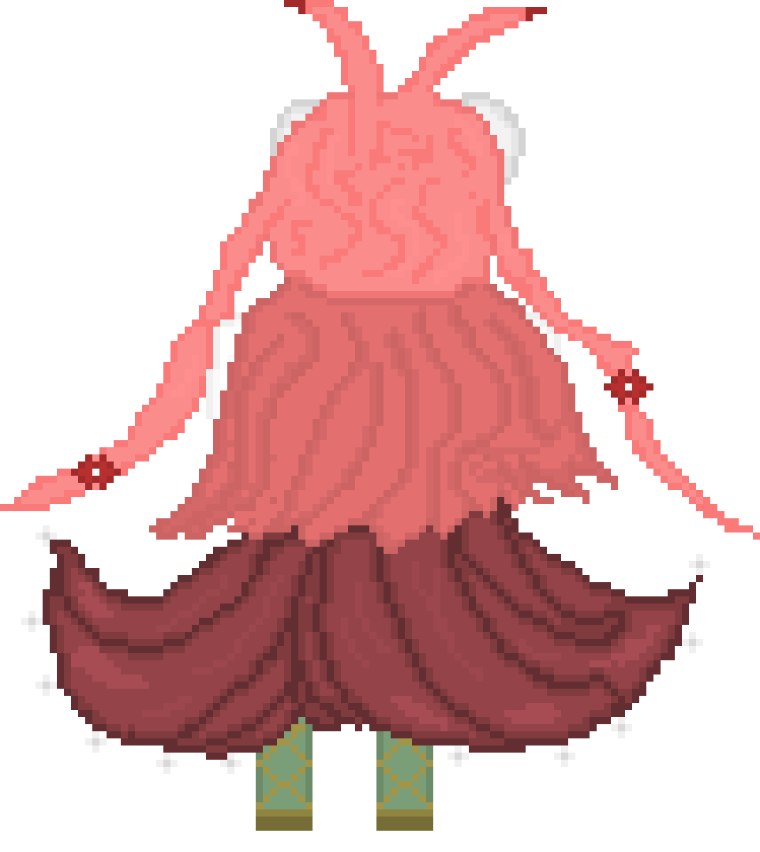 [a00846] Zinnia behind sprite