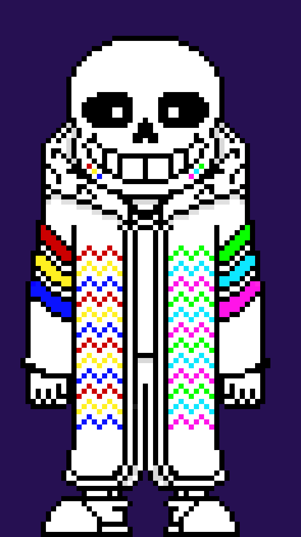 [0ae1f1] made a new sprite, Multiverse Sans