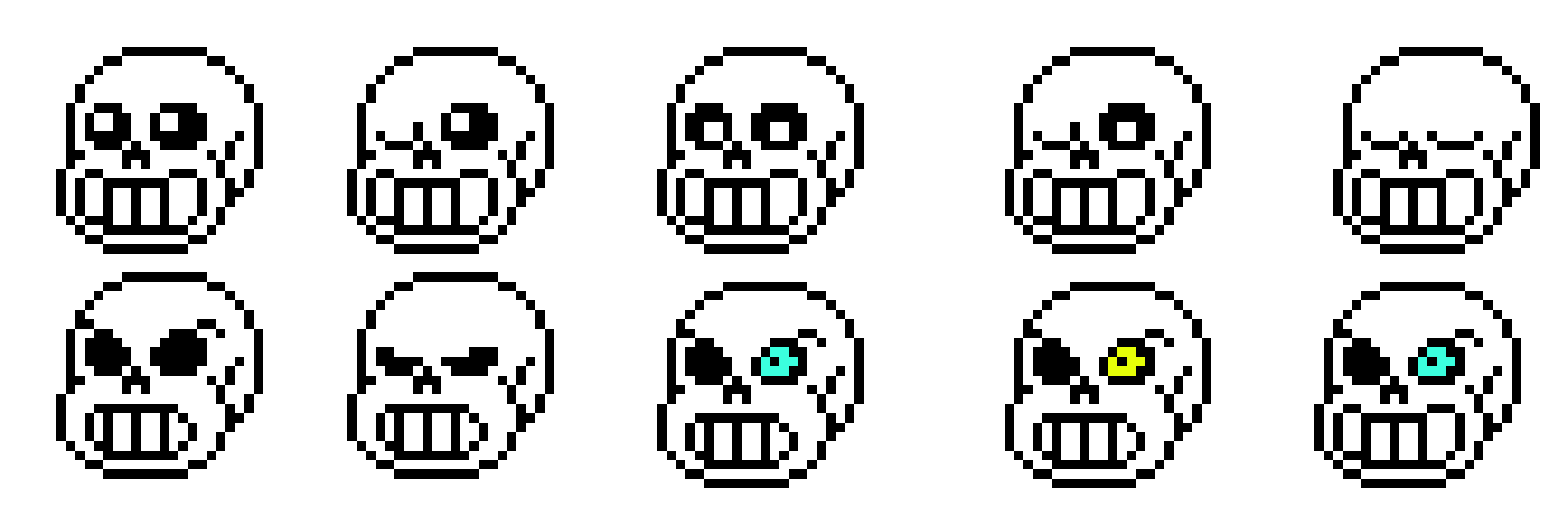 TS!Underswap Sans Speech Sprites