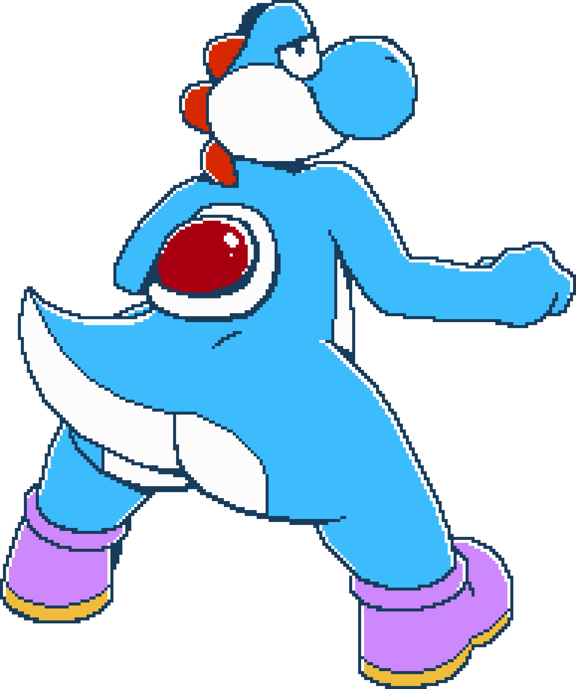 [a7d525] Light Blue Yoshi
