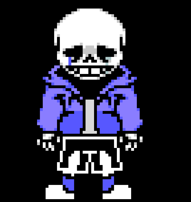[1fdde0] re edited my own drawing into sans. inspired by the original creator.