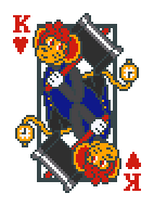 [907583] Brass Comm King of Hearts Contrast Template