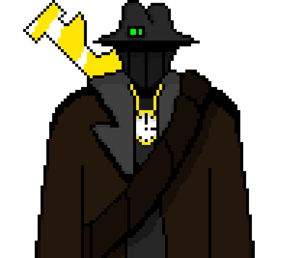 please dont use this sprite>bean} - he waves in a friendly way at the children-