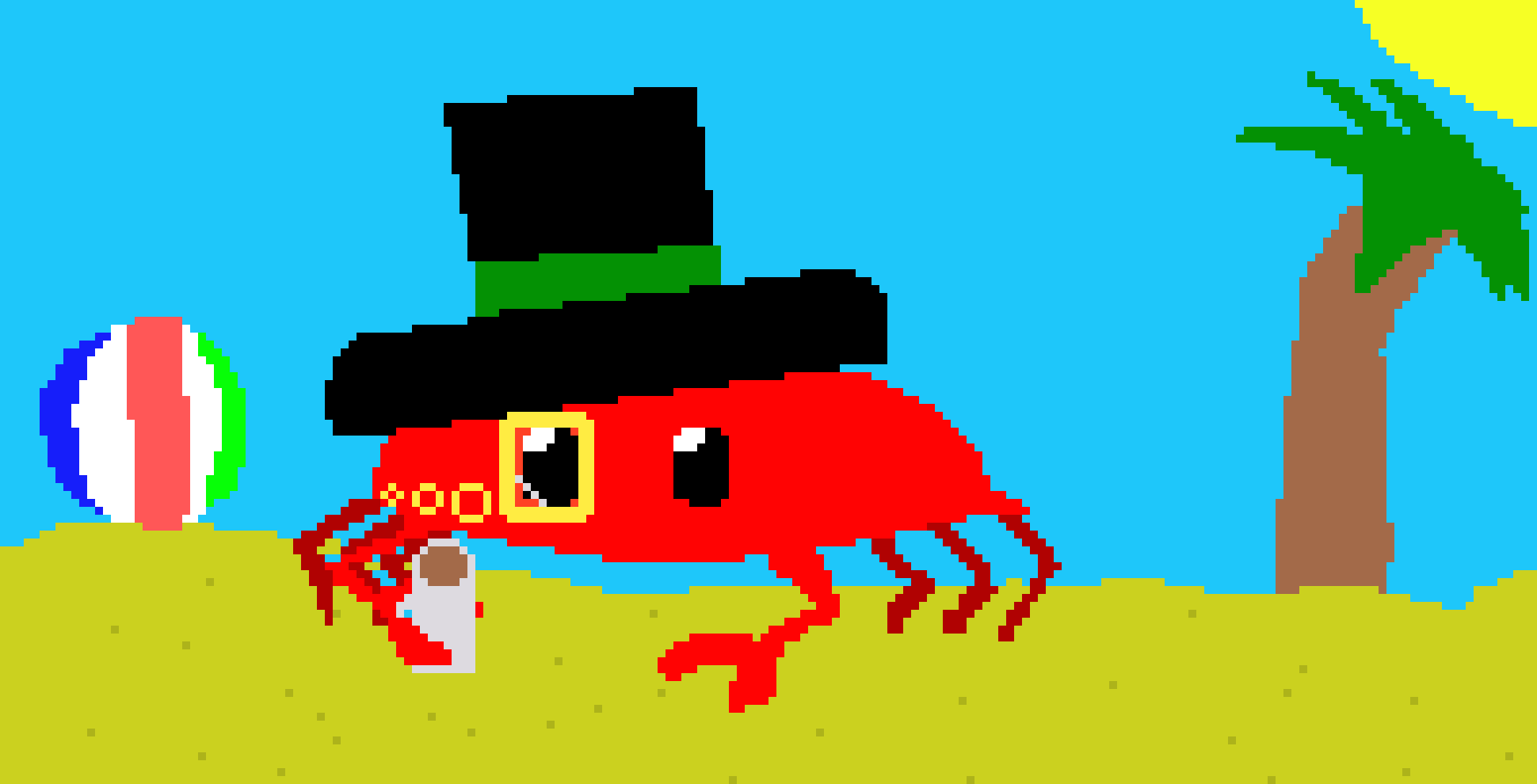 [944271] Henry, the fancy crab. (At the beach)