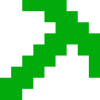 [a4c4f8] Green Pickaxe