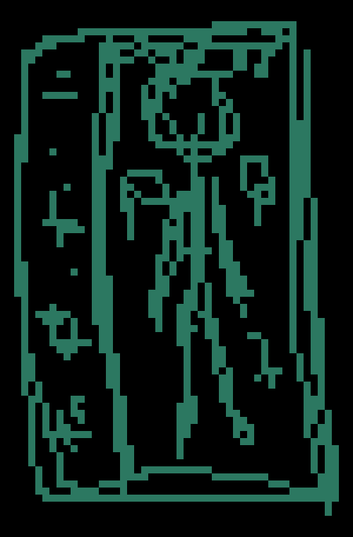 [ffb247] I might make a character off this little, design here, idk i really like the idea of just like a sentient stone tablet thing