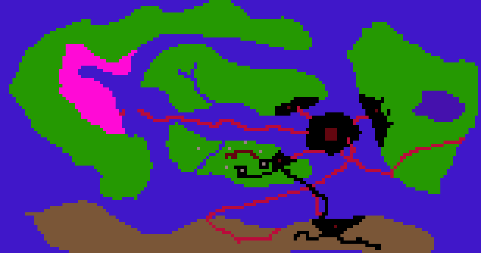 [2bf2d8] a land bridge is made by the infected so they can connect and become stronger