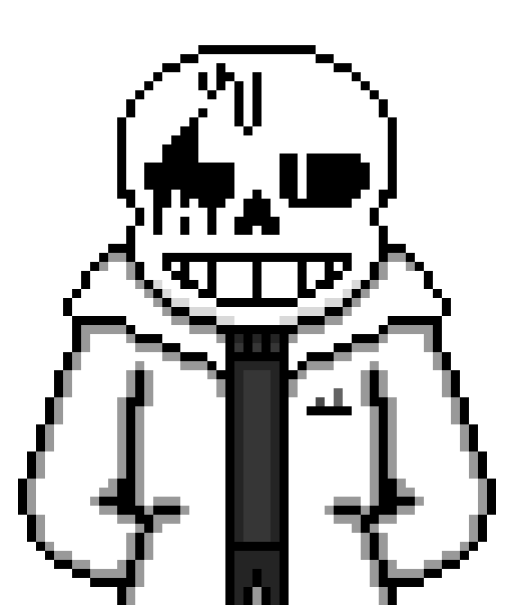 [b63bdb] cause he's not a sans, dumbass