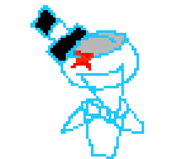 *holds USB with skull on it* now wheres the USB port? | Pixel Art Maker